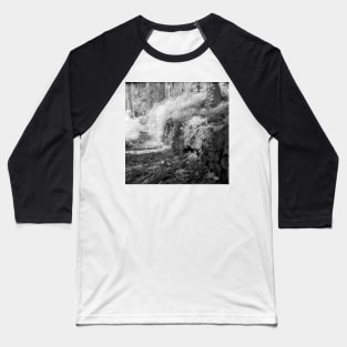 Old Stone Retaining Wall Baseball T-Shirt